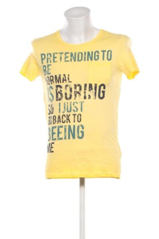 Tricou de bărbați United Colors Of Benetton, Mărime M, Culoare Galben, Preț 49,99 Lei