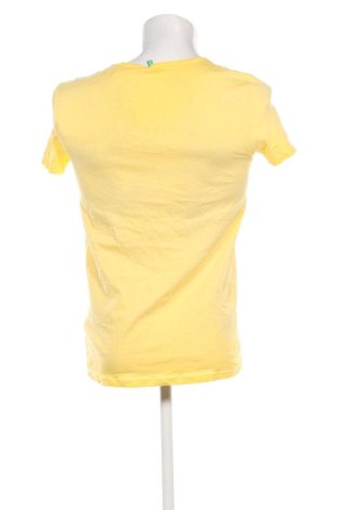 Tricou de bărbați United Colors Of Benetton, Mărime M, Culoare Galben, Preț 49,99 Lei