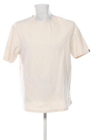 Męski T-shirt Zara, Rozmiar L, Kolor Beżowy, Cena 39,99 zł