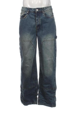 Męskie jeansy Boohoo, Rozmiar M, Kolor Niebieski, Cena 166,99 zł