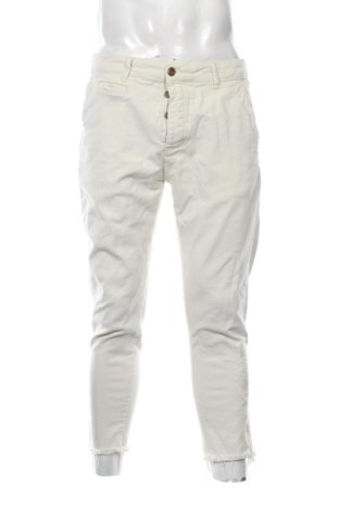 Męskie jeansy Zara, Rozmiar L, Kolor Beżowy, Cena 111,35 zł