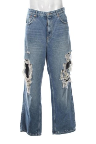 Męskie jeansy Zara, Rozmiar L, Kolor Niebieski, Cena 126,85 zł