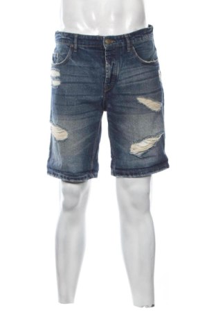 Pantaloni scurți de bărbați Pull&Bear, Mărime L, Culoare Albastru, Preț 59,00 Lei