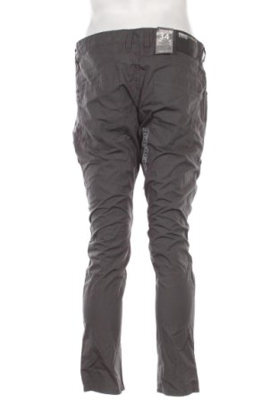 Męskie spodnie skórzane Angelo Litrico, Rozmiar L, Kolor Szary, Cena 419,99 zł