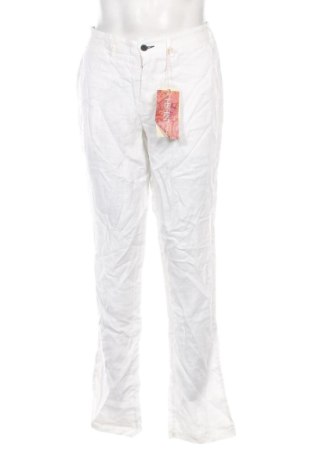 Pantaloni de bărbați Ganesh, Mărime L, Culoare Alb, Preț 196,99 Lei