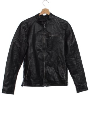 Geacă de piele pentru bărbati Jack & Jones, Mărime XS, Culoare Negru, Preț 373,99 Lei