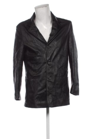 Мъжко кожено яке Leonardo, Размер S, Цвят Черен, Цена 44,48 €