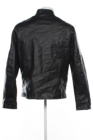 Мъжко кожено яке Mango, Размер XL, Цвят Черен, Цена 24,03 €