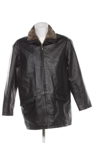 Geacă de piele pentru bărbati Rover&Lakes, Mărime L, Culoare Negru, Preț 121,99 Lei
