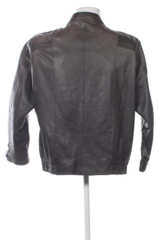 Geacă de piele pentru bărbati Unbranded, Mărime L, Culoare Gri, Preț 210,04 Lei