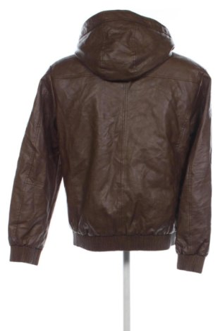 Мъжко кожено яке Unbranded, Размер M, Цвят Кафяв, Цена 23,51 €