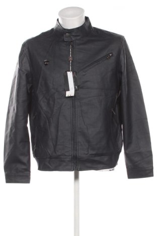 Geacă de piele pentru bărbati Unbranded, Mărime XL, Culoare Albastru, Preț 176,99 Lei
