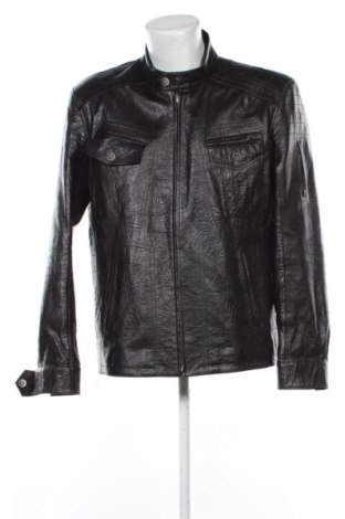 Мъжко кожено яке Unbranded, Размер XL, Цвят Черен, Цена 56,24 €