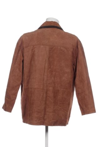 Мъжко кожено яке Unbranded, Размер L, Цвят Кафяв, Цена 42,94 €