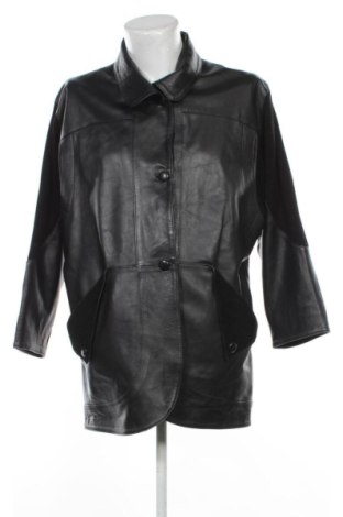 Мъжко кожено яке Unbranded, Размер L, Цвят Черен, Цена 44,48 €