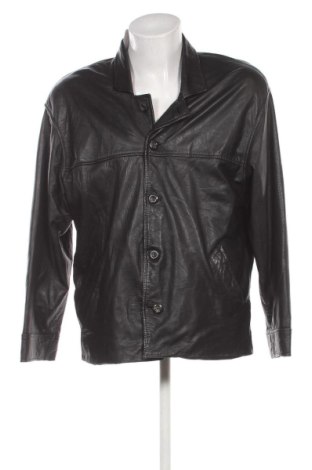 Geacă de piele pentru bărbati Unbranded, Mărime M, Culoare Negru, Preț 237,99 Lei