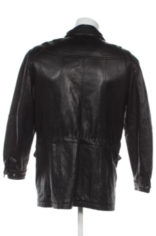 Мъжко кожено яке Unbranded, Размер M, Цвят Черен, Цена 39,36 €