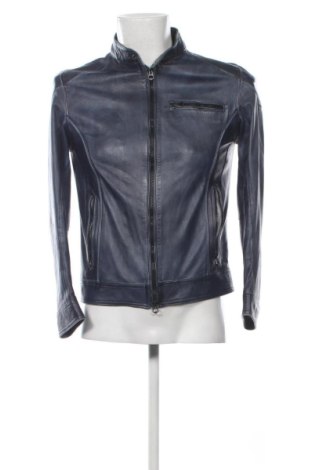 Pánska kožená bunda  Unbranded, Veľkosť M, Farba Modrá, Cena  55,00 €
