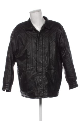 Мъжко кожено яке Unbranded, Размер L, Цвят Черен, Цена 44,48 €