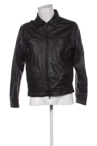 Мъжко кожено яке Unbranded, Размер M, Цвят Черен, Цена 39,36 €