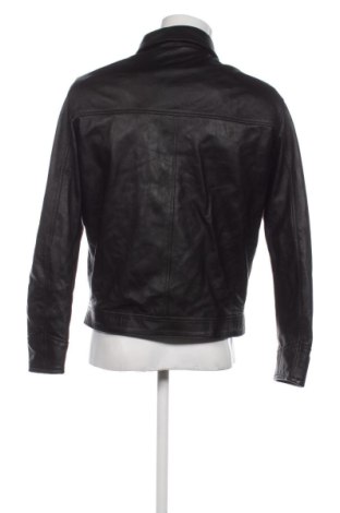 Мъжко кожено яке Unbranded, Размер M, Цвят Черен, Цена 39,36 €