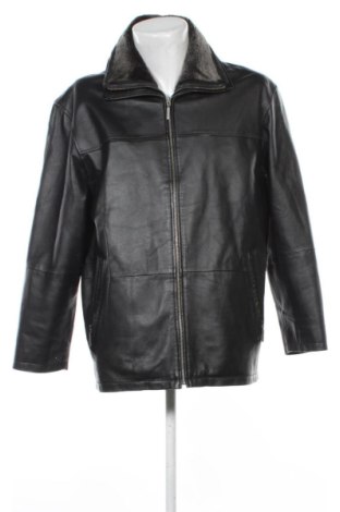 Мъжко кожено яке Unbranded, Размер XXL, Цвят Черен, Цена 39,36 €