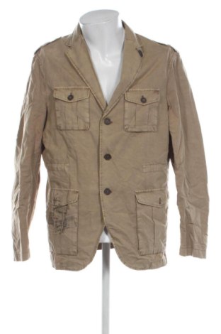 Męska marynarka Desigual, Rozmiar XL, Kolor Beżowy, Cena 106,99 zł