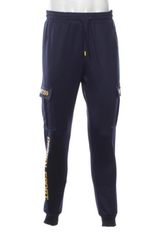 Pantaloni trening de bărbați Unbranded, Mărime M, Culoare Albastru, Preț 74,99 Lei