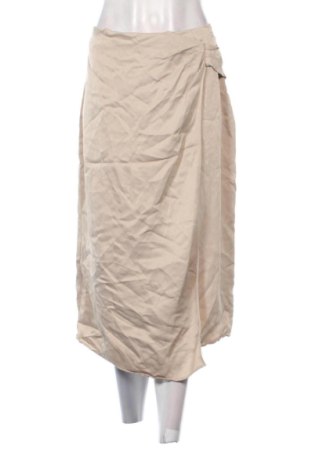 Fustă Zara, Mărime XL, Culoare Bej, Preț 84,99 Lei