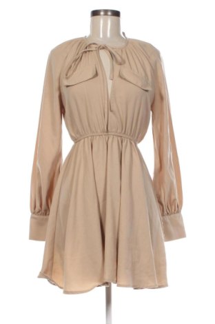 Šaty  Boohoo, Velikost M, Barva Béžová, Cena  567,00 Kč