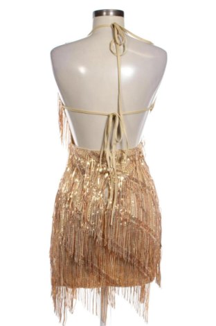 Sukienka SHEIN, Rozmiar XS, Kolor Złocisty, Cena 69,66 zł