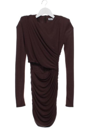 Φόρεμα Zara, Μέγεθος XS, Χρώμα Καφέ, Τιμή 15,35 €