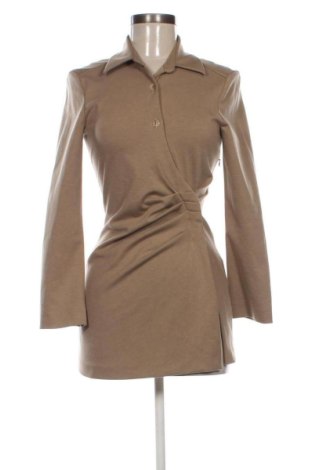 Sukienka Zara, Rozmiar XS, Kolor Brązowy, Cena 72,99 zł
