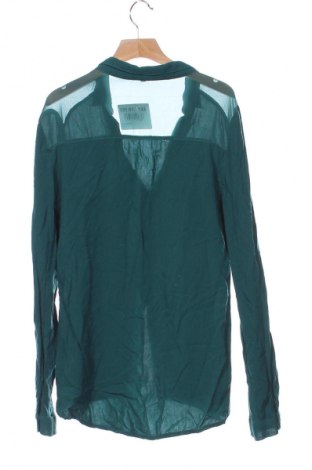 Дамска риза Bershka, Размер XS, Цвят Зелен, Цена 2,04 €