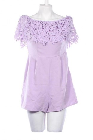 Női rövid overál Amisu, Méret M, Szín Lila, Ár 1 469 Ft