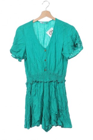 Дамски къс гащеризон Zara, Размер XS, Цвят Зелен, Цена 2,55 €