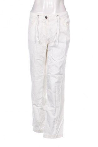 Dámské kalhoty  Sheego, Velikost XL, Barva Krémová, Cena  259,00 Kč