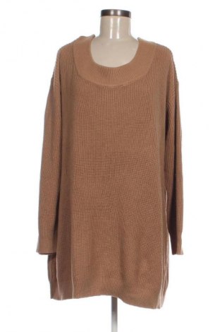 Damski sweter Bpc Bonprix Collection, Rozmiar 3XL, Kolor Brązowy, Cena 79,99 zł