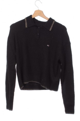 Дамски пуловер Tommy Jeans, Размер XS, Цвят Черен, Цена 36,81 €