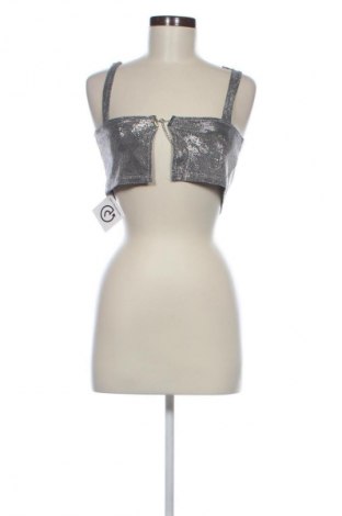 Női top SHEIN, Méret L, Szín Ezüstös, Ár 7 879 Ft