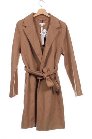 Damski płaszcz Tommy Hilfiger, Rozmiar XS, Kolor Brązowy, Cena 654,99 zł