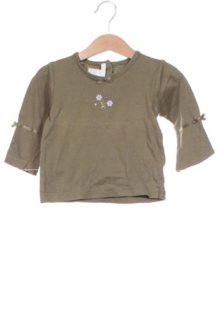 Детска блуза H&M, Размер 6-9m/ 68-74 см, Цвят Зелен, Цена 2,04 €