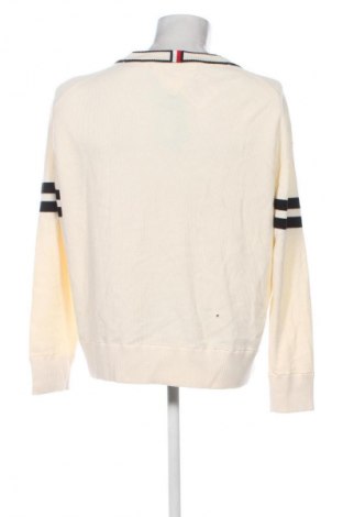 Herren Strickjacke Tommy Hilfiger, Größe M, Farbe Ecru, Preis 30,99 €