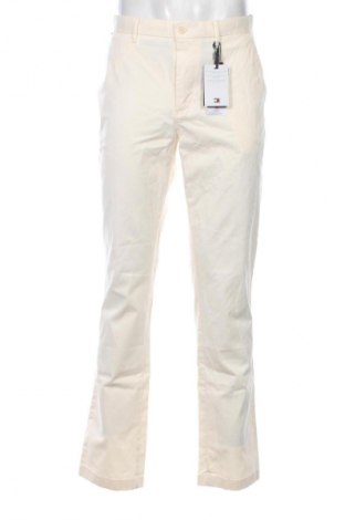 Pantaloni de bărbați Tommy Hilfiger, Mărime L, Culoare Ecru, Preț 108,99 Lei