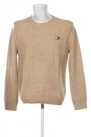 Мъжки пуловер Tommy Jeans, Размер M, Цвят Бежов, Цена 33,23 €