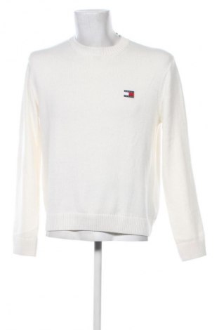 Férfi pulóver Tommy Jeans, Méret S, Szín Fehér, Ár 11 379 Ft, #131504894