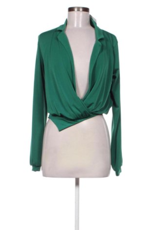 Damenbluse-Body Bershka, Größe M, Farbe Grün, Preis 15,92 €