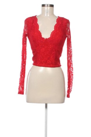 Bluză de femei Amisu, Mărime XS, Culoare Roșu, Preț 60,99 Lei