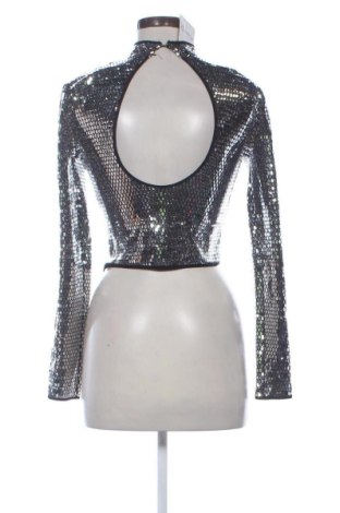 Bluzka damska Bershka, Rozmiar S, Kolor Srebrzysty, Cena 32,15 zł