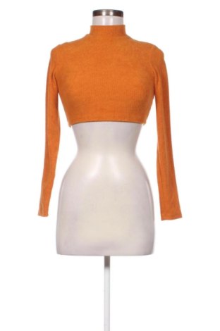 Дамска блуза Bershka, Размер XS, Цвят Оранжев, Цена 10,00 €